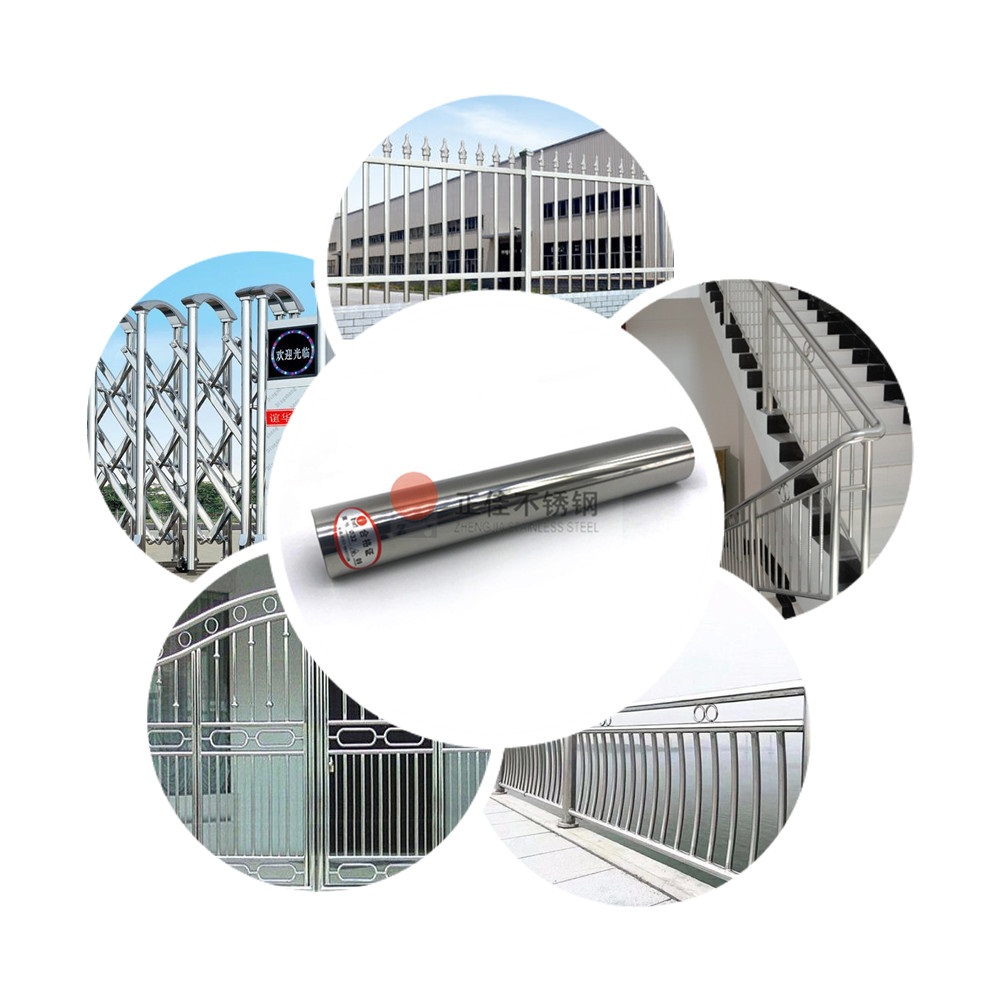 304镜面不锈钢圆管装璜成效