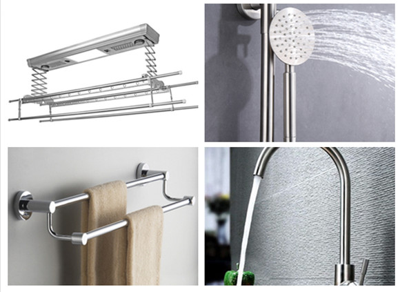 不锈钢制品管在卫浴行业的重要利用
