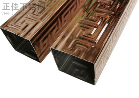 不锈钢回形斑纹管