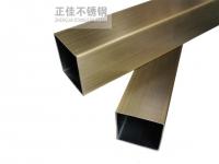 古铜色不锈钢装璜方管展示图
